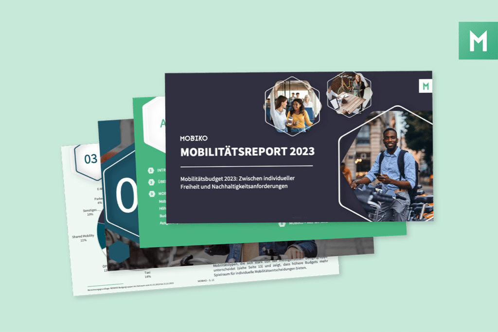 Titelbild des MOBIKO Mobilitätsreports 2023