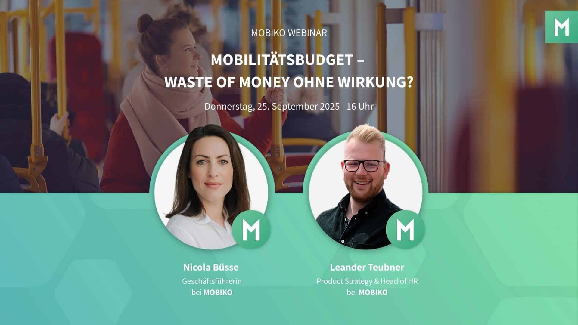 Mobilitätsbudget: Waste of Money ohne Wirkung?